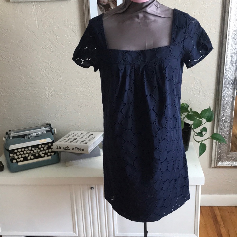 Loft Blue Dress Size 8 NWOT
